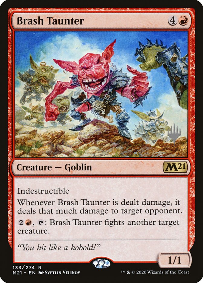 Brash Taunter (Promo Pack) [Core Set 2021 Promos] | Exor Games Summserside