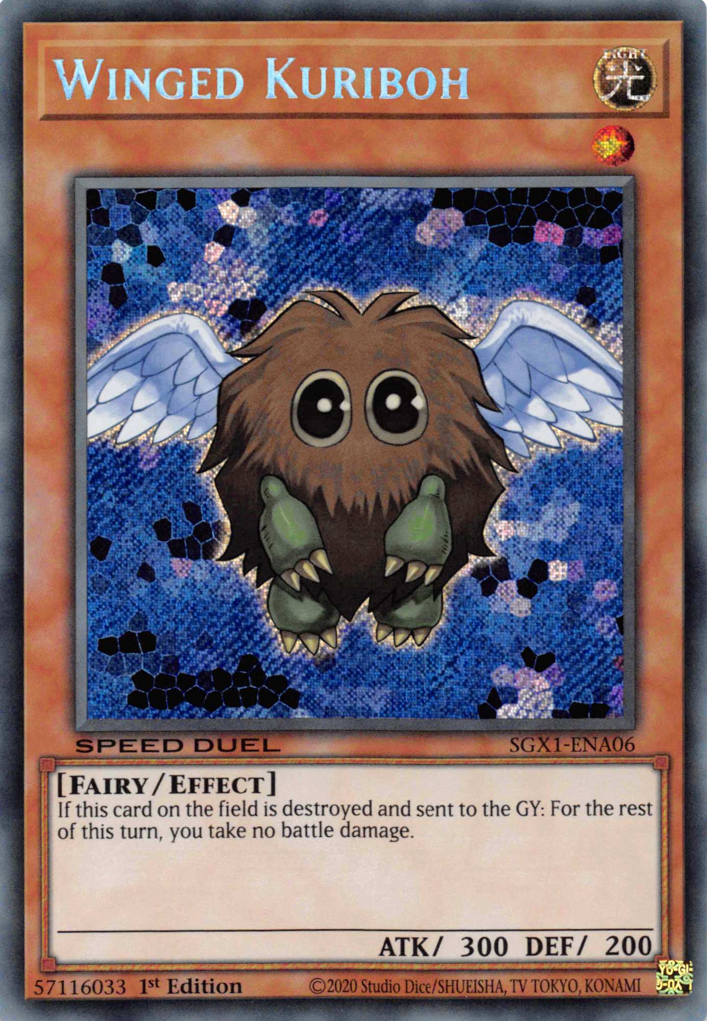 Winged Kuriboh [SGX1-ENA06] Secret Rare | Exor Games Summserside