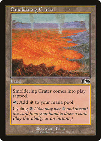 Smoldering Crater [Urza's Saga] | Exor Games Summserside