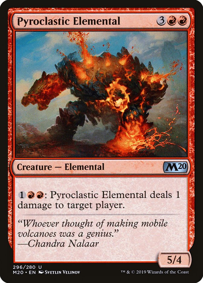 Pyroclastic Elemental [Core Set 2020] | Exor Games Summserside