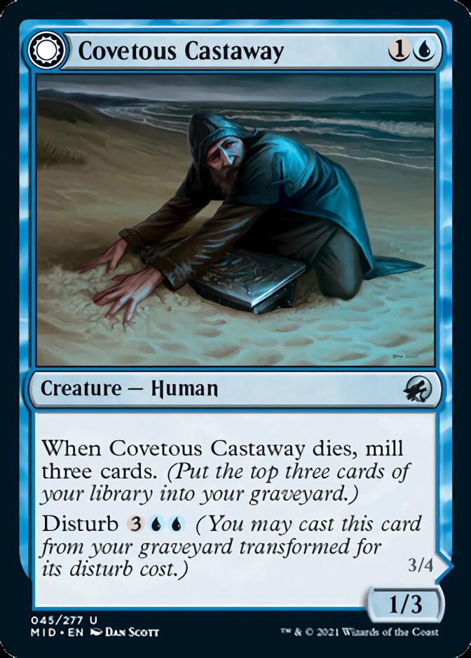 Covetous Castaway // Ghostly Castigator [Innistrad: Midnight Hunt] | Exor Games Summserside