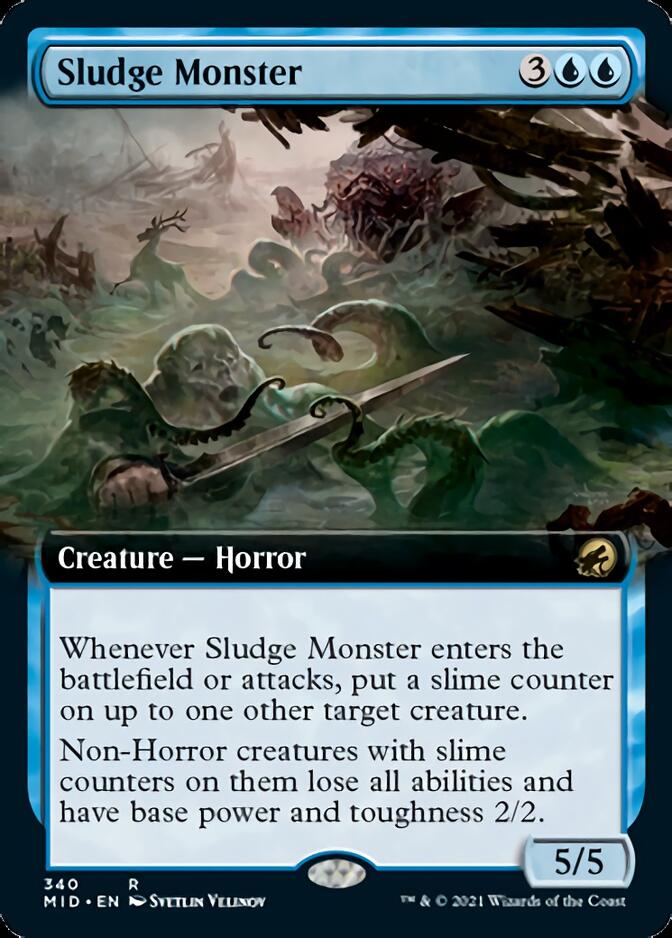 Sludge Monster (Extended) [Innistrad: Midnight Hunt] | Exor Games Summserside