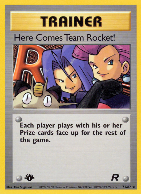 Here Comes Team Rocket! (71/82) [Team Rocket 1st Edition] | Exor Games Summserside