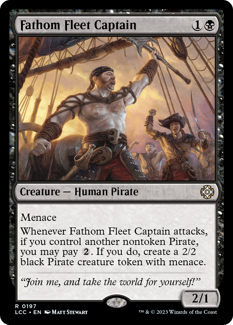 Fathom Fleet Captain [The Lost Caverns of Ixalan Commander] | Exor Games Summserside