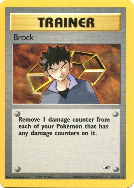 Brock (98/132) [Gym Heroes Unlimited] | Exor Games Summserside