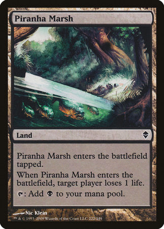 Piranha Marsh [Zendikar] | Exor Games Summserside