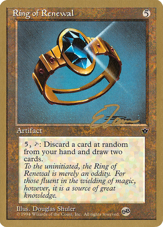 Ring of Renewal (Eric Tam) (SB) [Pro Tour Collector Set] | Exor Games Summserside