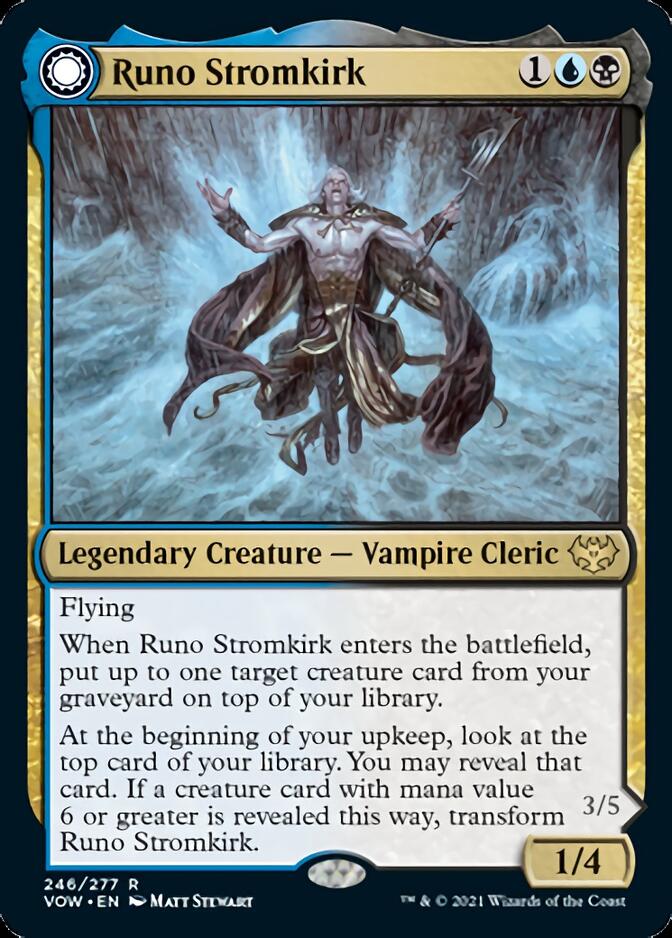 Runo Stromkirk // Krothuss, Lord of the Deep [Innistrad: Crimson Vow] | Exor Games Summserside
