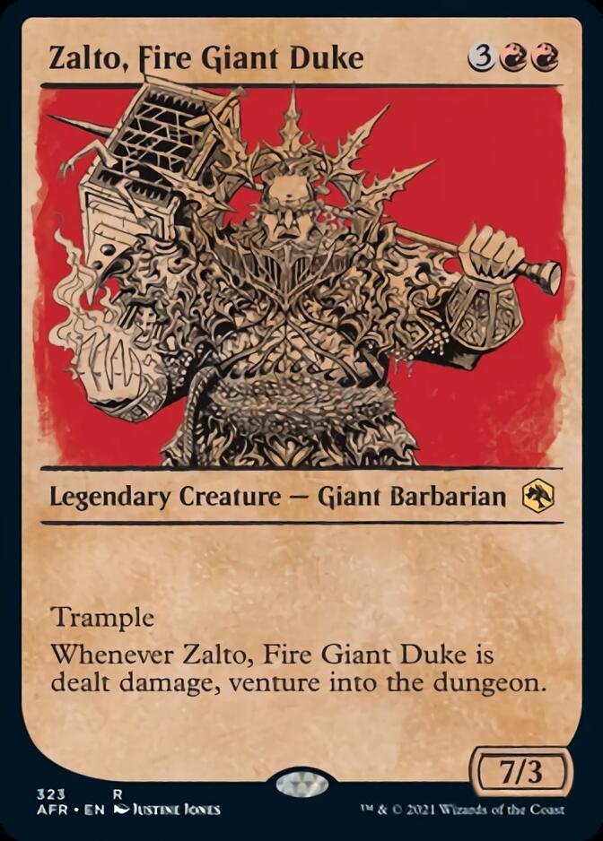 Zalto, Fire Giant Duke (Showcase) [Dungeons & Dragons: Adventures in the Forgotten Realms] | Exor Games Summserside