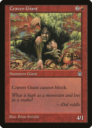 Craven Giant [Stronghold] | Exor Games Summserside