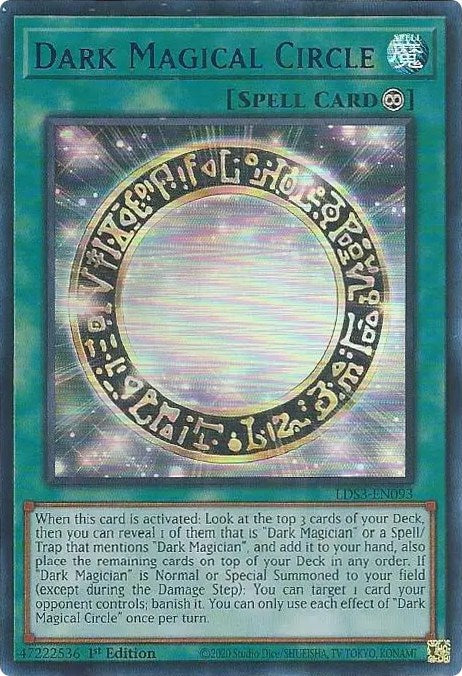 Dark Magical Circle (Blue) [LDS3-EN093] Ultra Rare | Exor Games Summserside