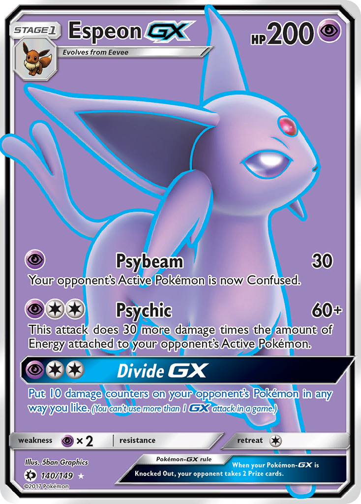 Espeon GX (140/149) [Sun & Moon: Base Set] | Exor Games Summserside