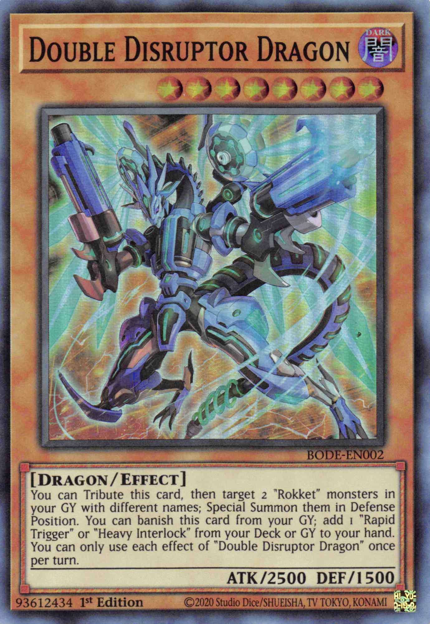 Double Disrupter Dragon [BODE-EN002] Super Rare | Exor Games Summserside