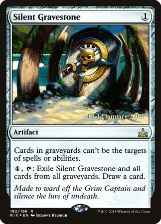 Silent Gravestone [Rivals of Ixalan Promos] | Exor Games Summserside