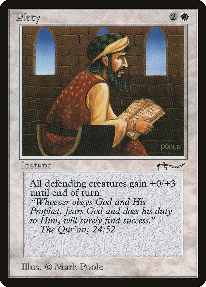 Piety (Dark Mana Cost) [Arabian Nights] | Exor Games Summserside