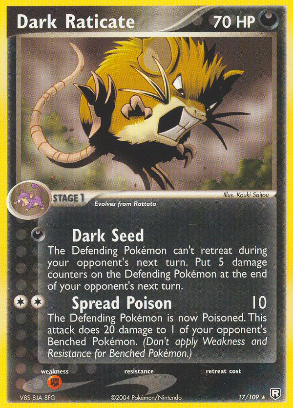 Dark Raticate (17/109) [EX: Team Rocket Returns] | Exor Games Summserside