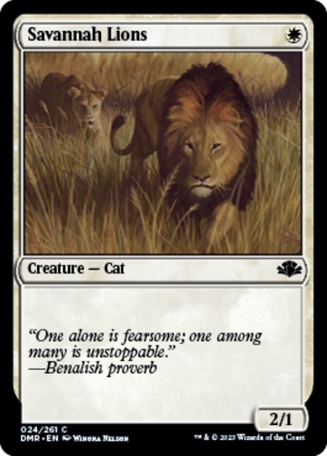 Savannah Lions [Dominaria Remastered] | Exor Games Summserside