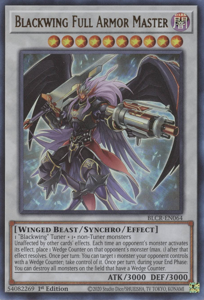 Blackwing Full Armor Master [BLCR-EN064] Ultra Rare | Exor Games Summserside