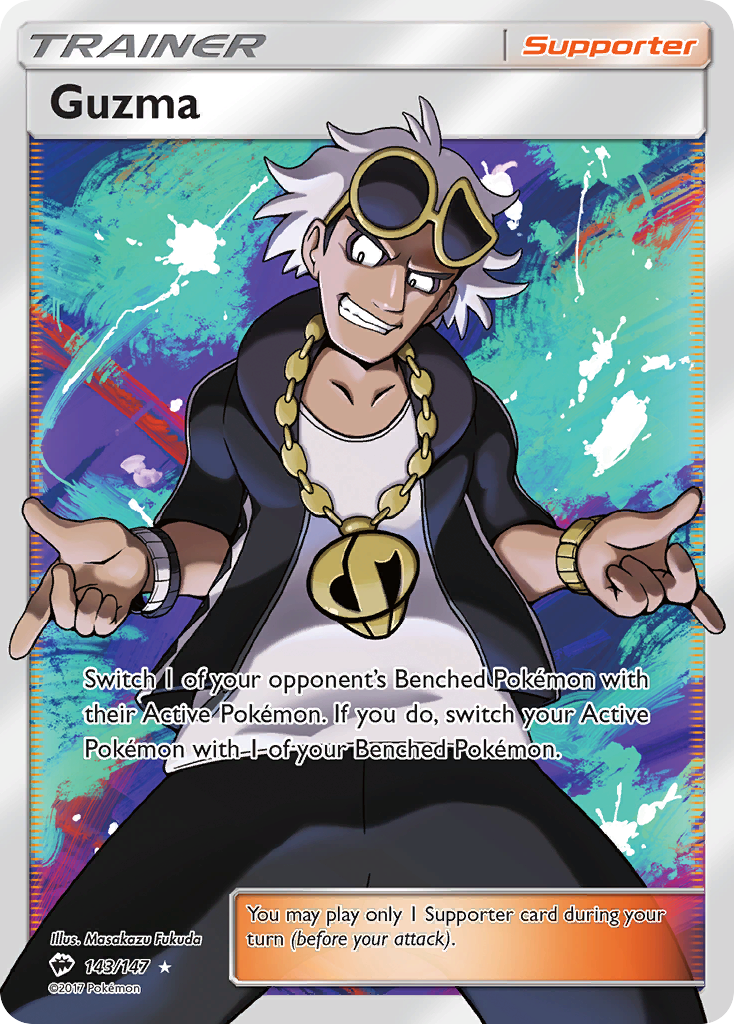 Guzma (143/147) [Sun & Moon: Burning Shadows] | Exor Games Summserside