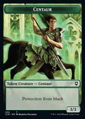 Horror // Centaur Double-sided Token [Commander Legends: Battle for Baldur's Gate Tokens] | Exor Games Summserside