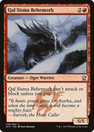 Qal Sisma Behemoth [Dragons of Tarkir] | Exor Games Summserside