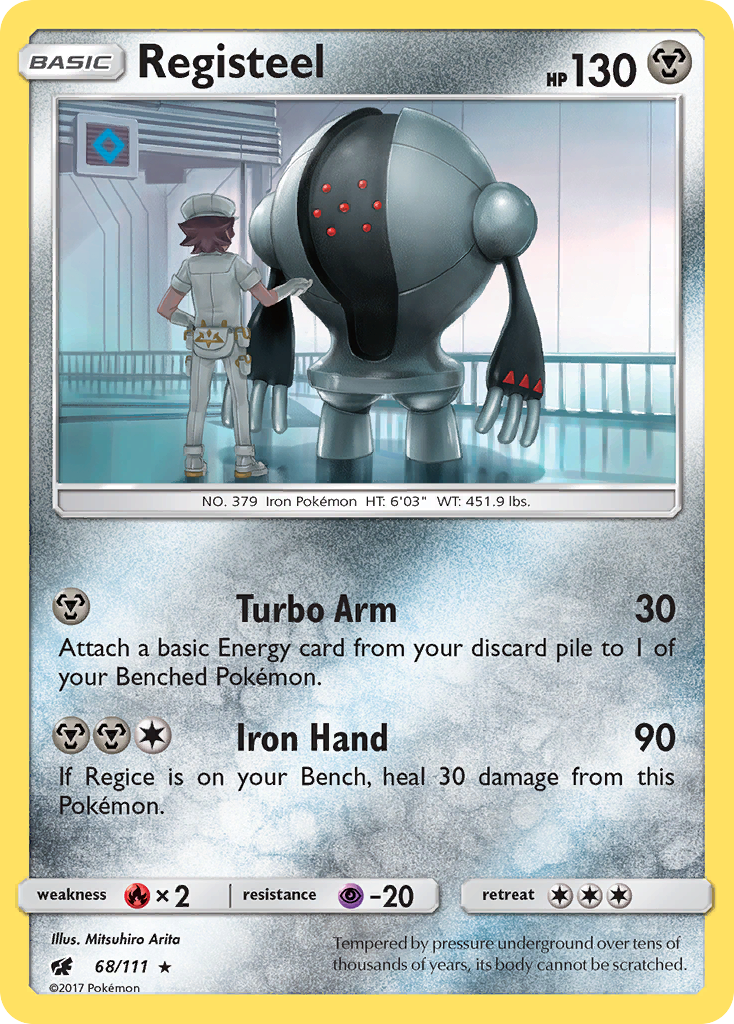 Registeel (68/111) [Sun & Moon: Crimson Invasion] | Exor Games Summserside