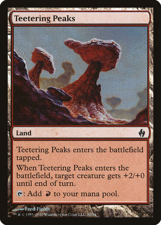 Teetering Peaks [Premium Deck Series: Fire and Lightning] | Exor Games Summserside