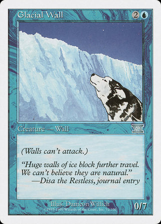 Glacial Wall [Classic Sixth Edition] | Exor Games Summserside