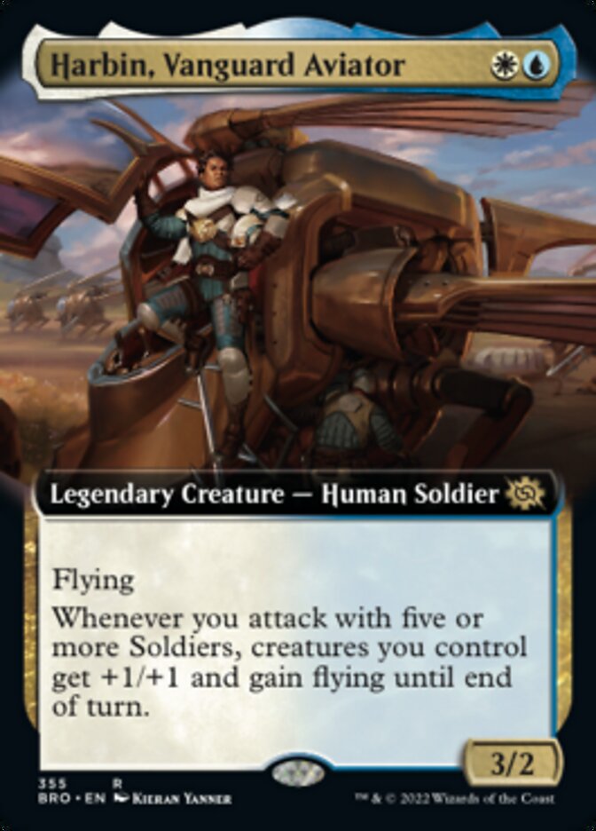 Harbin, Vanguard Aviator (Extended Art) [The Brothers' War] | Exor Games Summserside