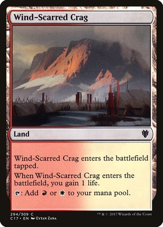 Wind-Scarred Crag [Commander 2017] | Exor Games Summserside