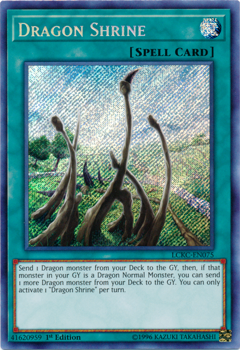 Dragon Shrine [LCKC-EN075] Secret Rare | Exor Games Summserside