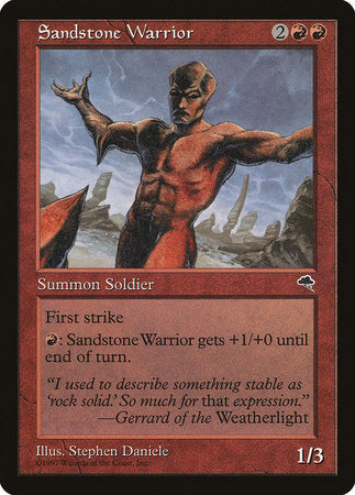 Sandstone Warrior [Tempest] | Exor Games Summserside