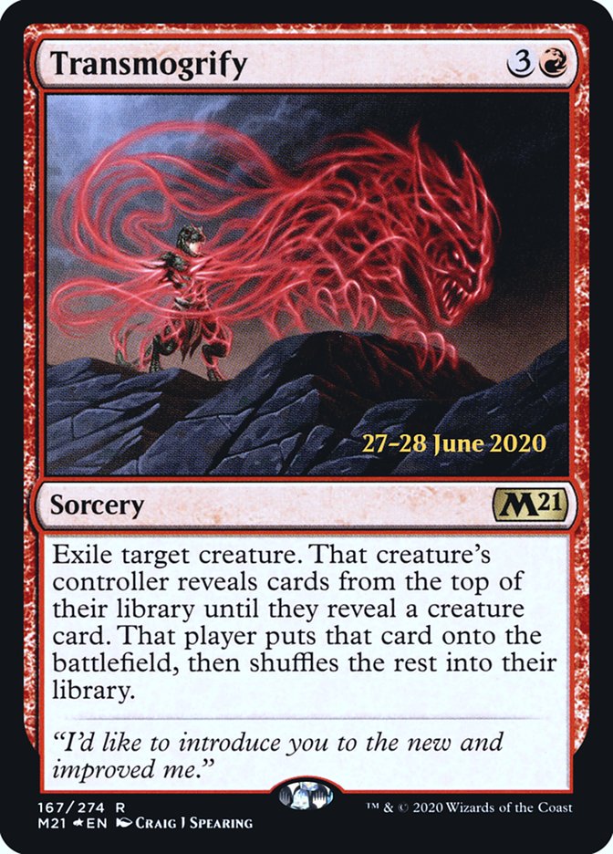 Transmogrify  [Core Set 2021 Prerelease Promos] | Exor Games Summserside