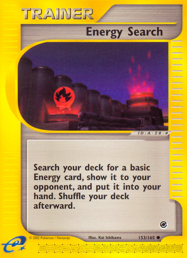 Energy Search (153/165) [Expedition: Base Set] | Exor Games Summserside