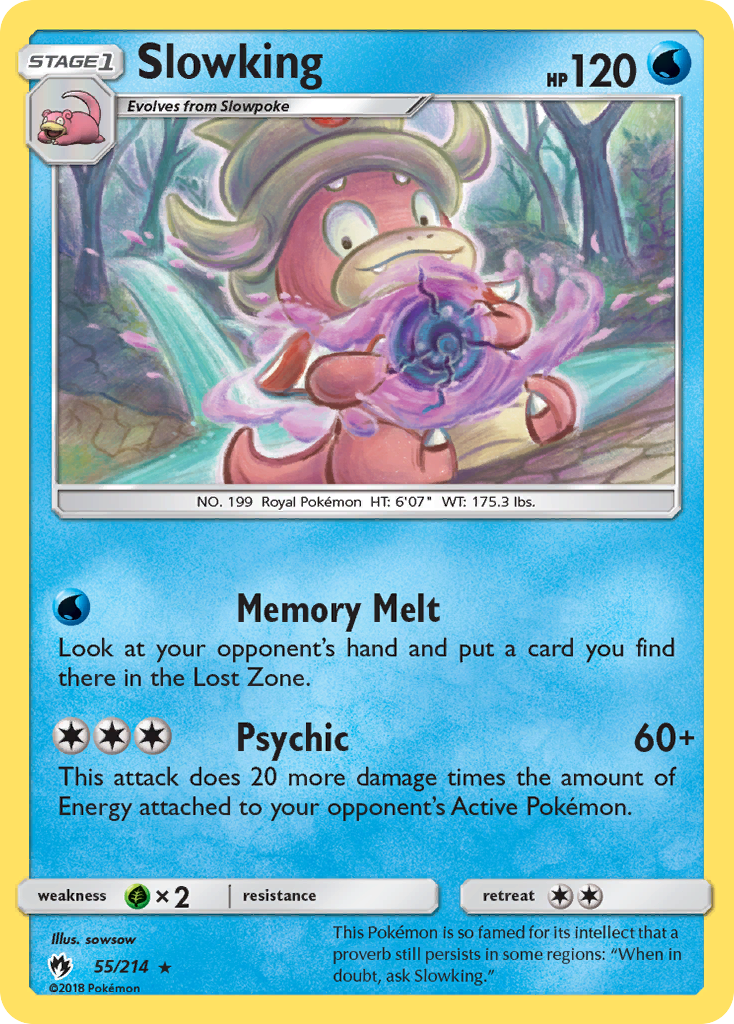 Slowking (55/214) [Sun & Moon: Lost Thunder] | Exor Games Summserside