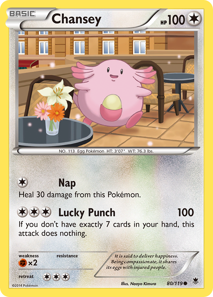 Chansey (80/119) [XY: Phantom Forces] | Exor Games Summserside