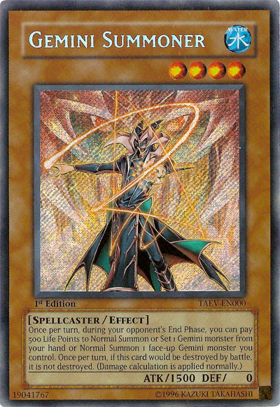 Gemini Summoner [TAEV-EN000] Secret Rare | Exor Games Summserside