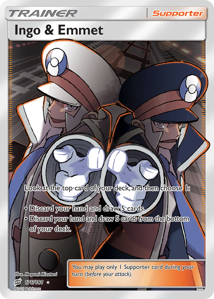 Ingo & Emmet (176/181) [Sun & Moon: Team Up] | Exor Games Summserside