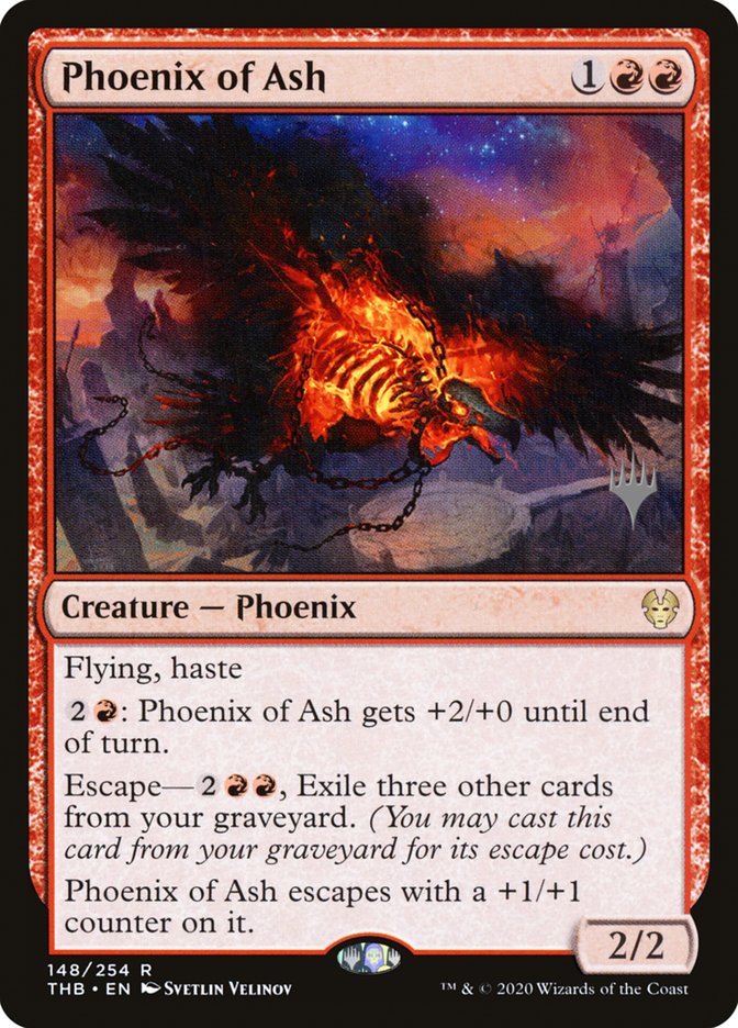 Phoenix of Ash (Promo Pack) [Theros Beyond Death Promos] | Exor Games Summserside