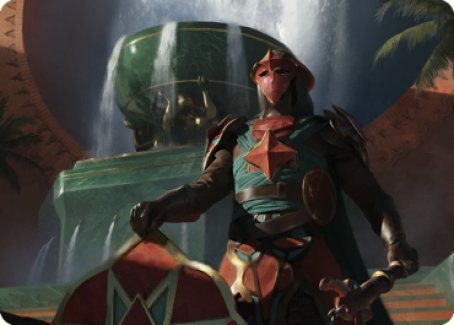 Tomakul Honor Guard Art Card [The Brothers' War Art Series] | Exor Games Summserside