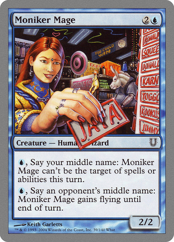 Moniker Mage [Unhinged] | Exor Games Summserside