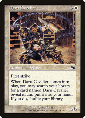 Daru Cavalier [Onslaught] | Exor Games Summserside