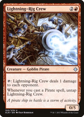 Lightning-Rig Crew [Ixalan] | Exor Games Summserside