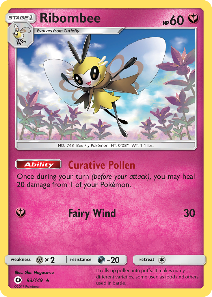 Ribombee (93/149) [Sun & Moon: Base Set] | Exor Games Summserside