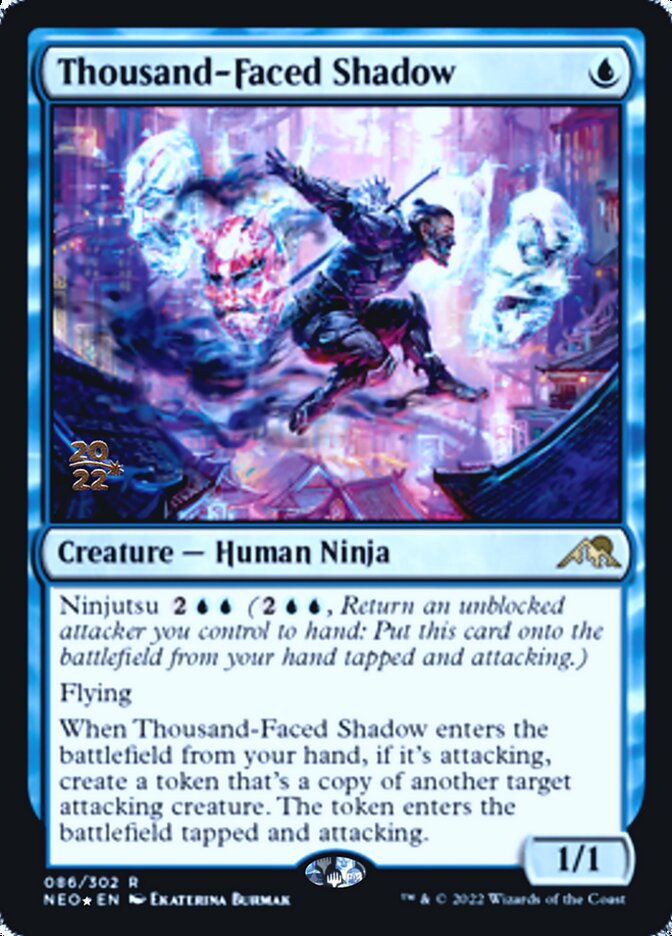 Thousand-Faced Shadow [Kamigawa: Neon Dynasty Prerelease Promos] | Exor Games Summserside