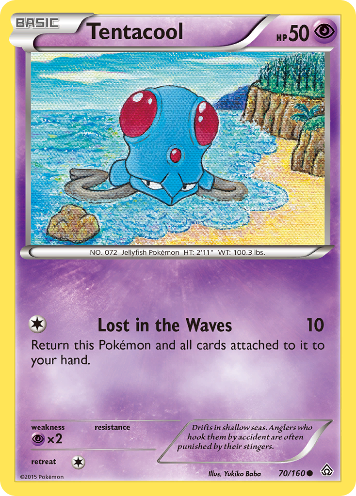 Tentacool (70/160) [XY: Primal Clash] | Exor Games Summserside