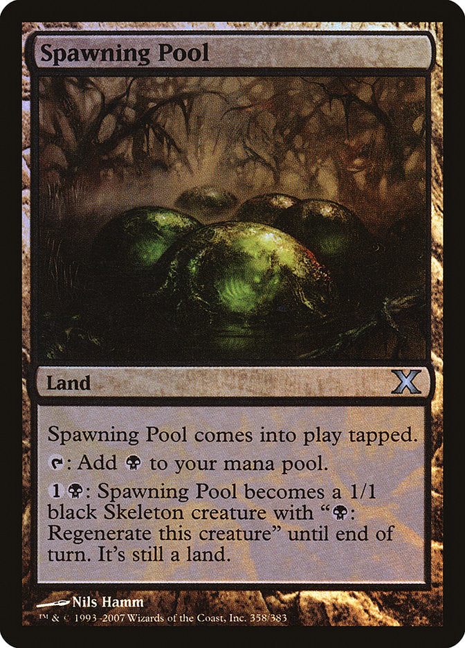 Spawning Pool (Premium Foil) [Tenth Edition] | Exor Games Summserside