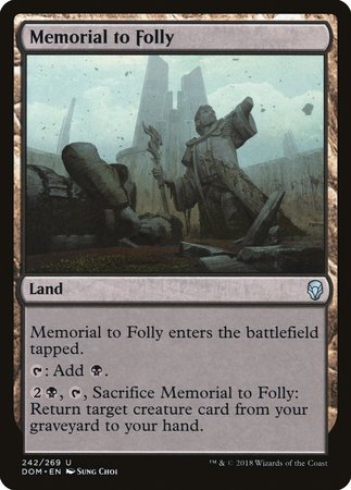 Memorial to Folly [Dominaria] | Exor Games Summserside