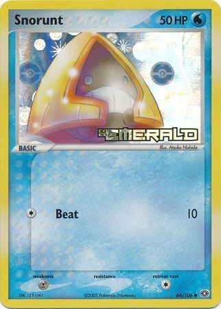 Snorunt (64/106) (Stamped) [EX: Emerald] | Exor Games Summserside