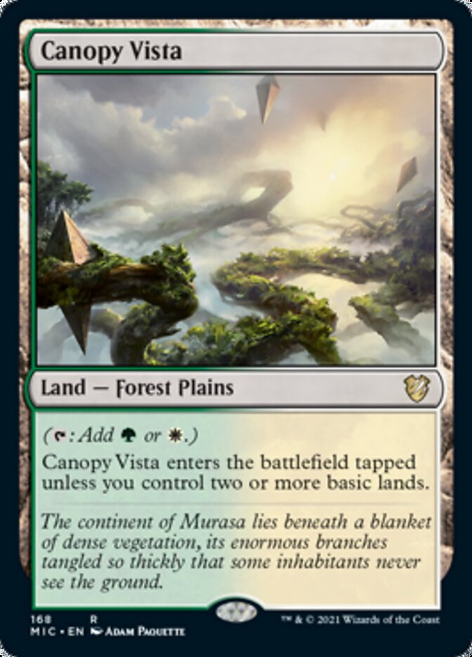 Canopy Vista [Innistrad: Midnight Hunt Commander] | Exor Games Summserside